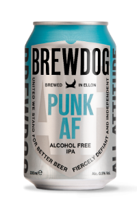 A bottle of Brewdog Punk AF