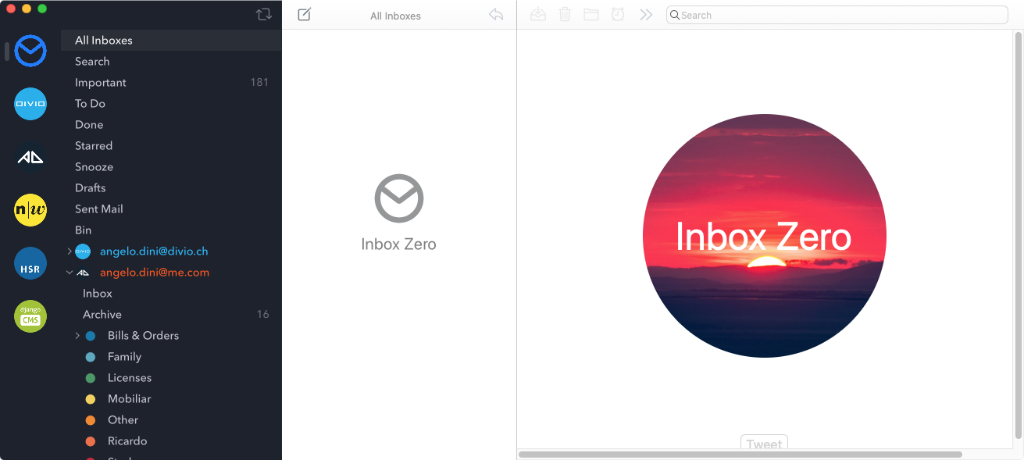 Example Airmail window