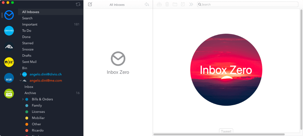 Example Airmail window